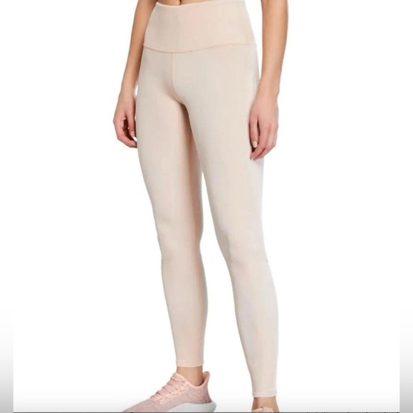 Alo Posh Velvet Baby Pink Y2K coquette leggings - Picture 12 of 13